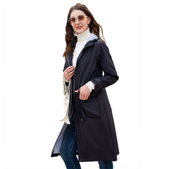Quetzalli | Gabardina Clásica Impermeable para Mujer