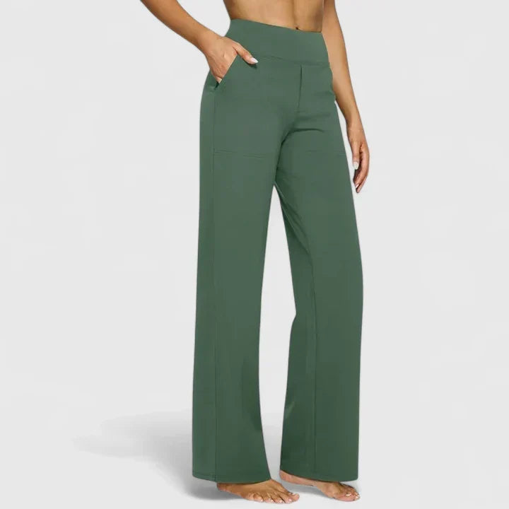 Hilda | Pantalón Elástico Elegante de Corte Entallado para Mujer