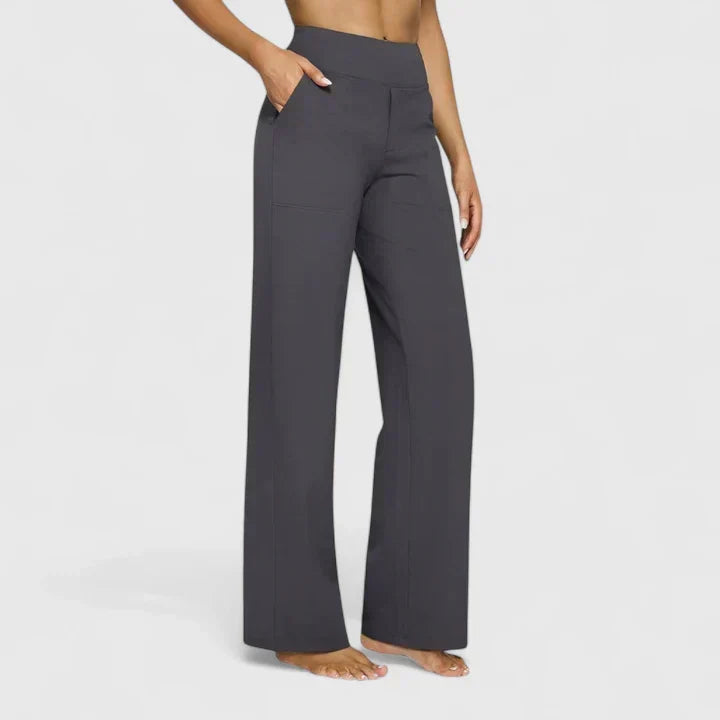 Hilda | Pantalón Elástico Elegante de Corte Entallado para Mujer