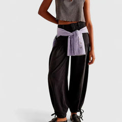 Pamela | Pantalón Bohemio con Bolsillos de Doble Pliegue