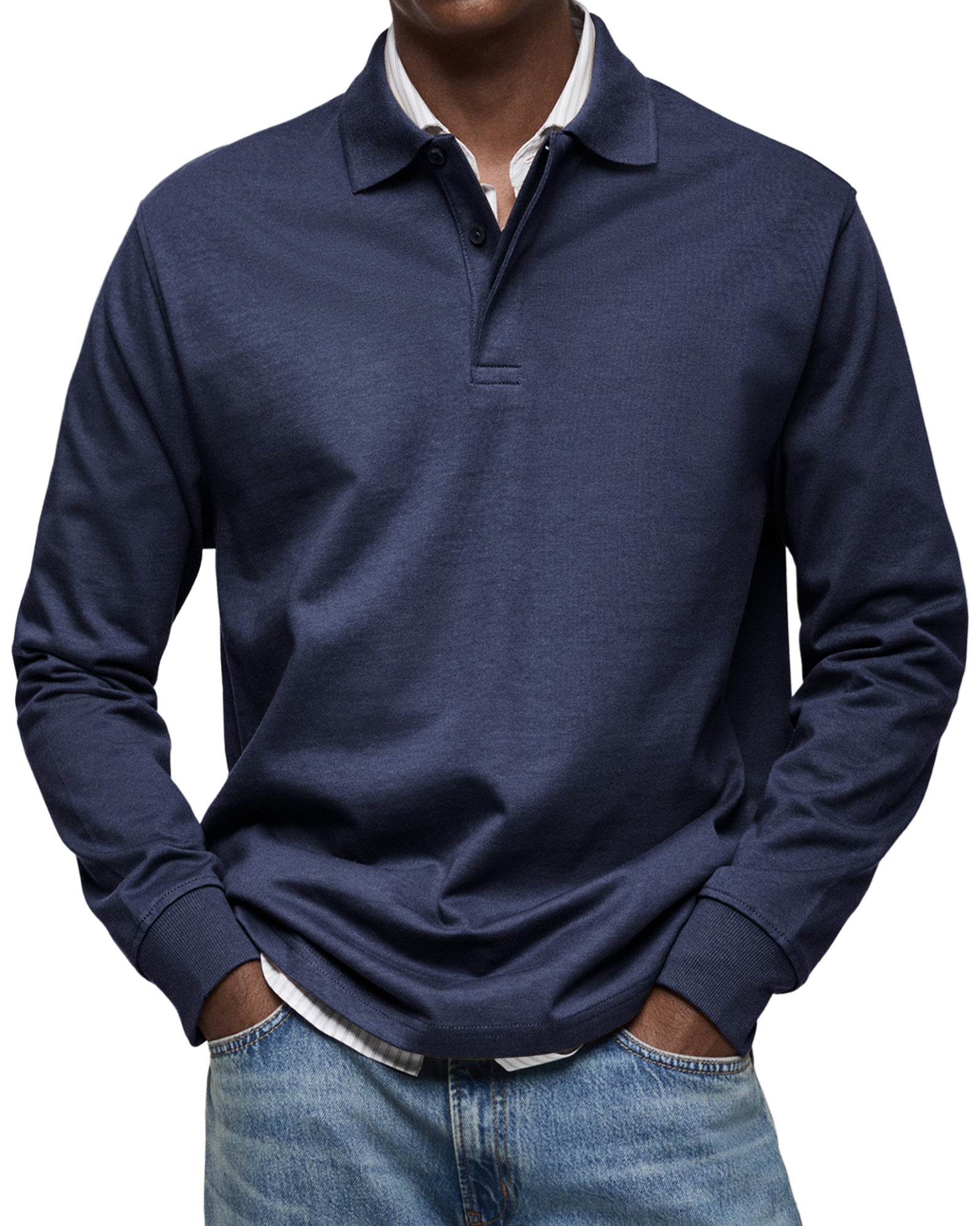 Francisco | Camisa Poloshirt Casual de Manga Larga