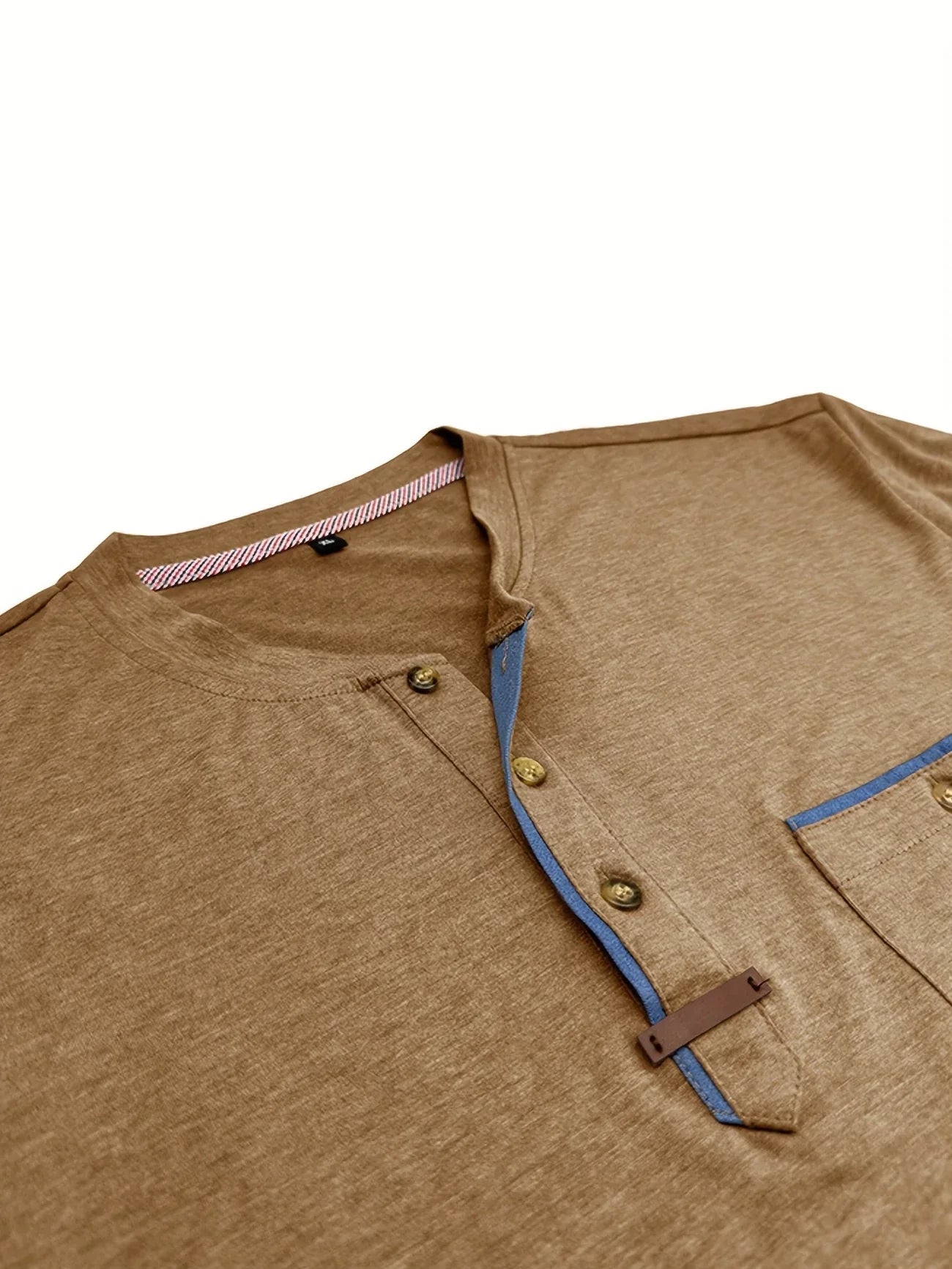 Pedro | Camiseta de cuello redondo elegante con bolsillo