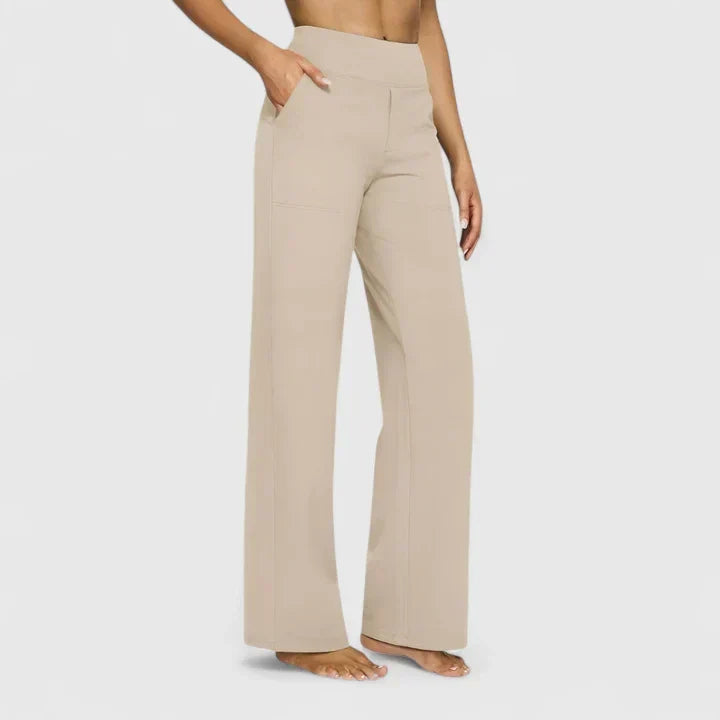 Hilda | Pantalón Elástico Elegante de Corte Entallado para Mujer