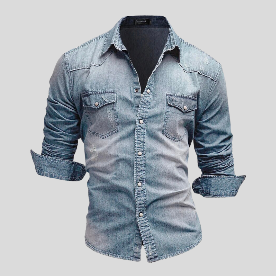 Carlos | Camisa de denim de estilo moderno
