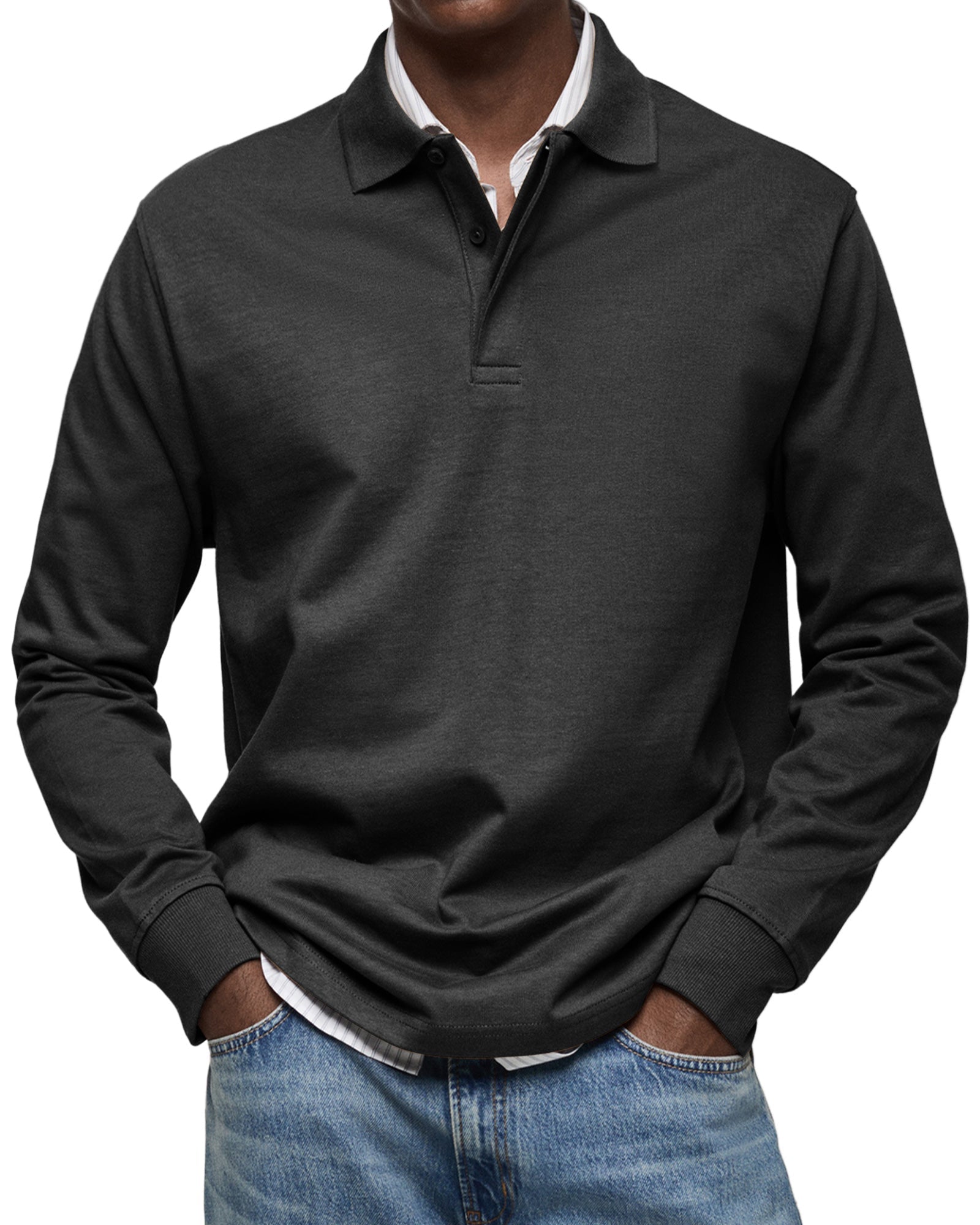 Francisco | Camisa Poloshirt Casual de Manga Larga