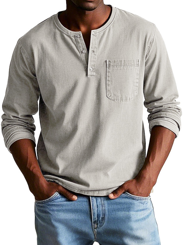 Sebastián | Camisa Vintage de Manga Larga