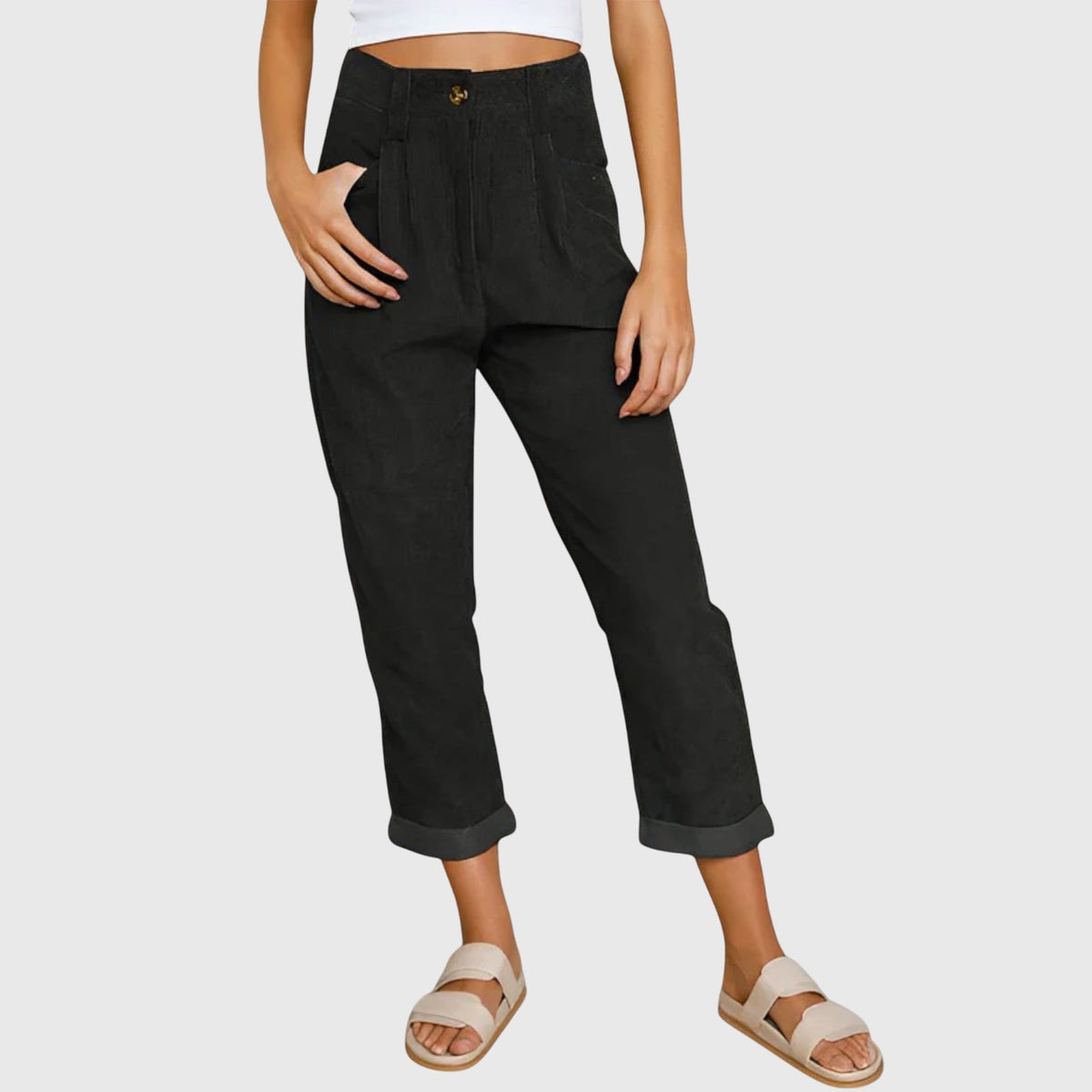 Chabela | Pantalón de Pana de Corte Moderno