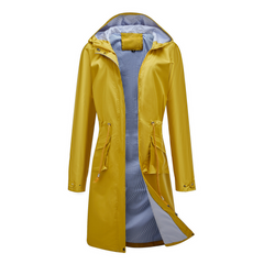 Quetzalli | Gabardina Clásica Impermeable para Mujer