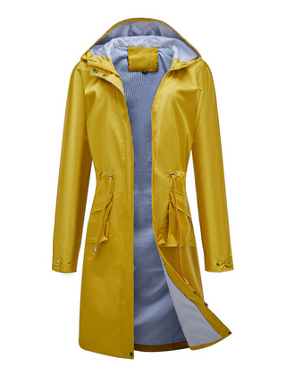 Quetzalli | Gabardina Clásica Impermeable para Mujer