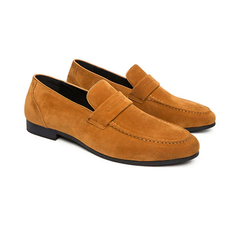 Adrián | Mocasines de ante con hebillas