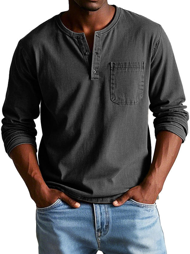 Daniel | Camisa Vintage de Manga Larga