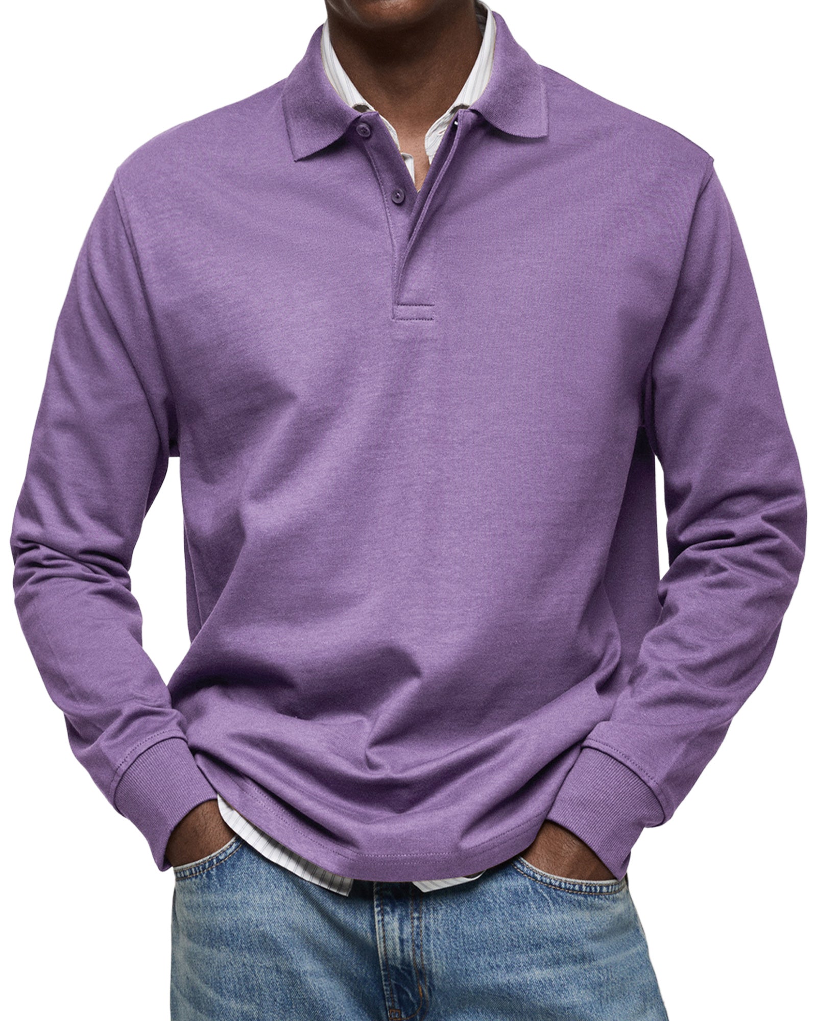 Francisco | Camisa Poloshirt Casual de Manga Larga