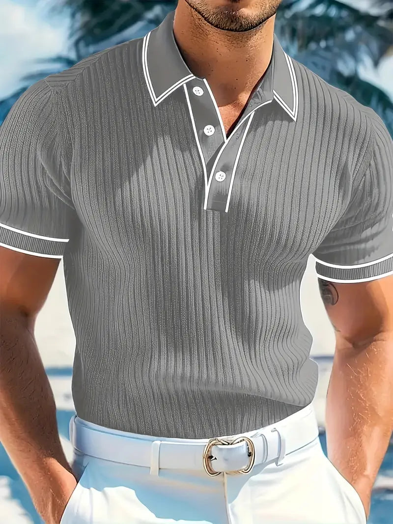 Andrés | Polo elegante de manga corta