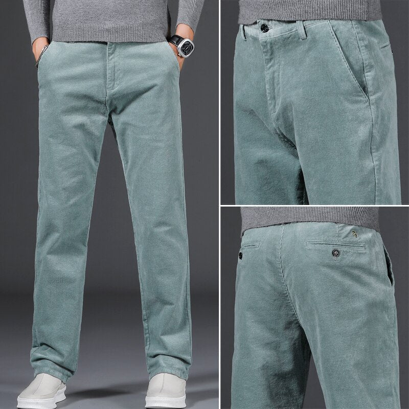 Diego | Pantalones de pana de talle medio-alto