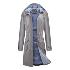Quetzalli | Gabardina Clásica Impermeable para Mujer