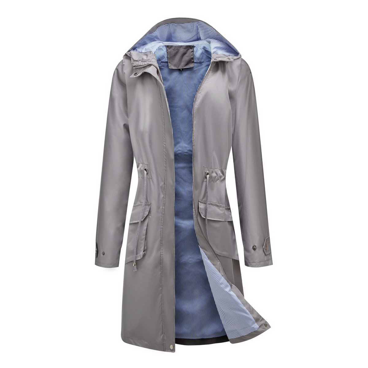Quetzalli | Gabardina Clásica Impermeable para Mujer