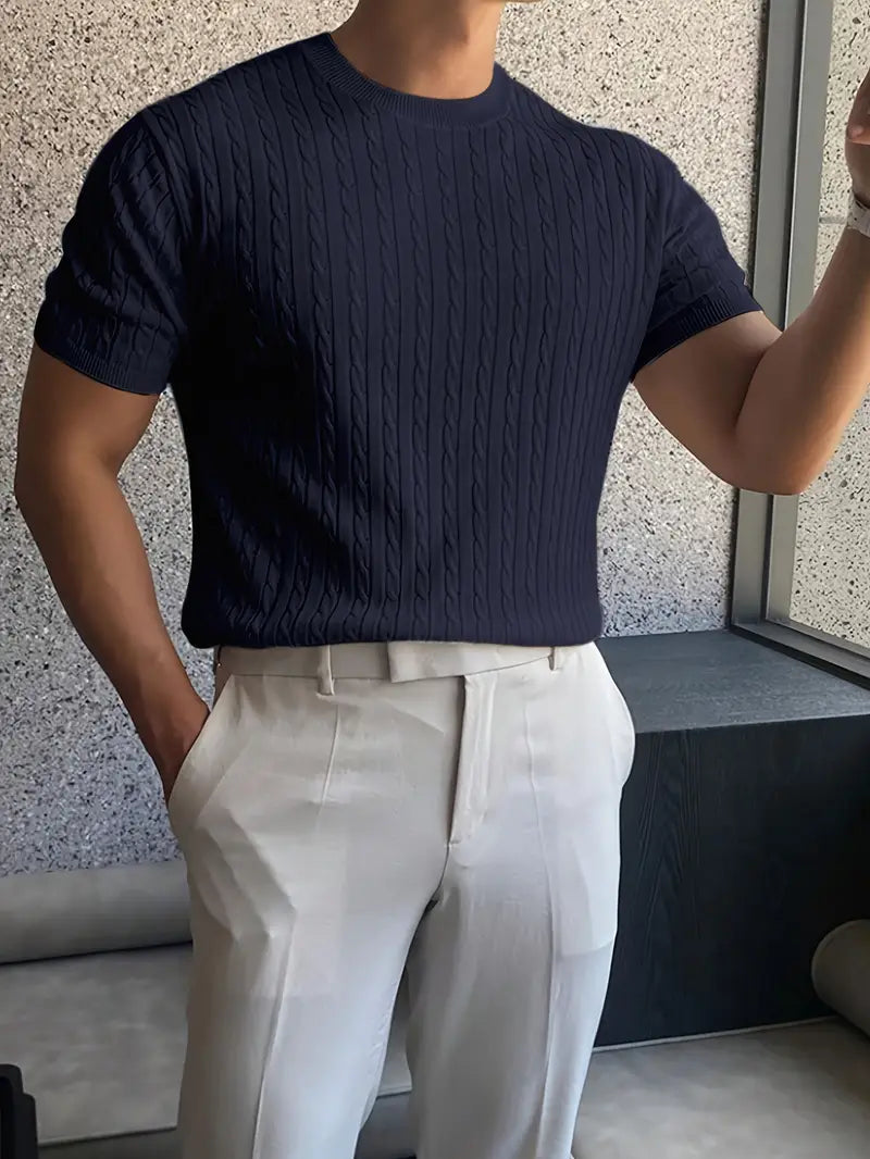 David | Suéter elegante de punto