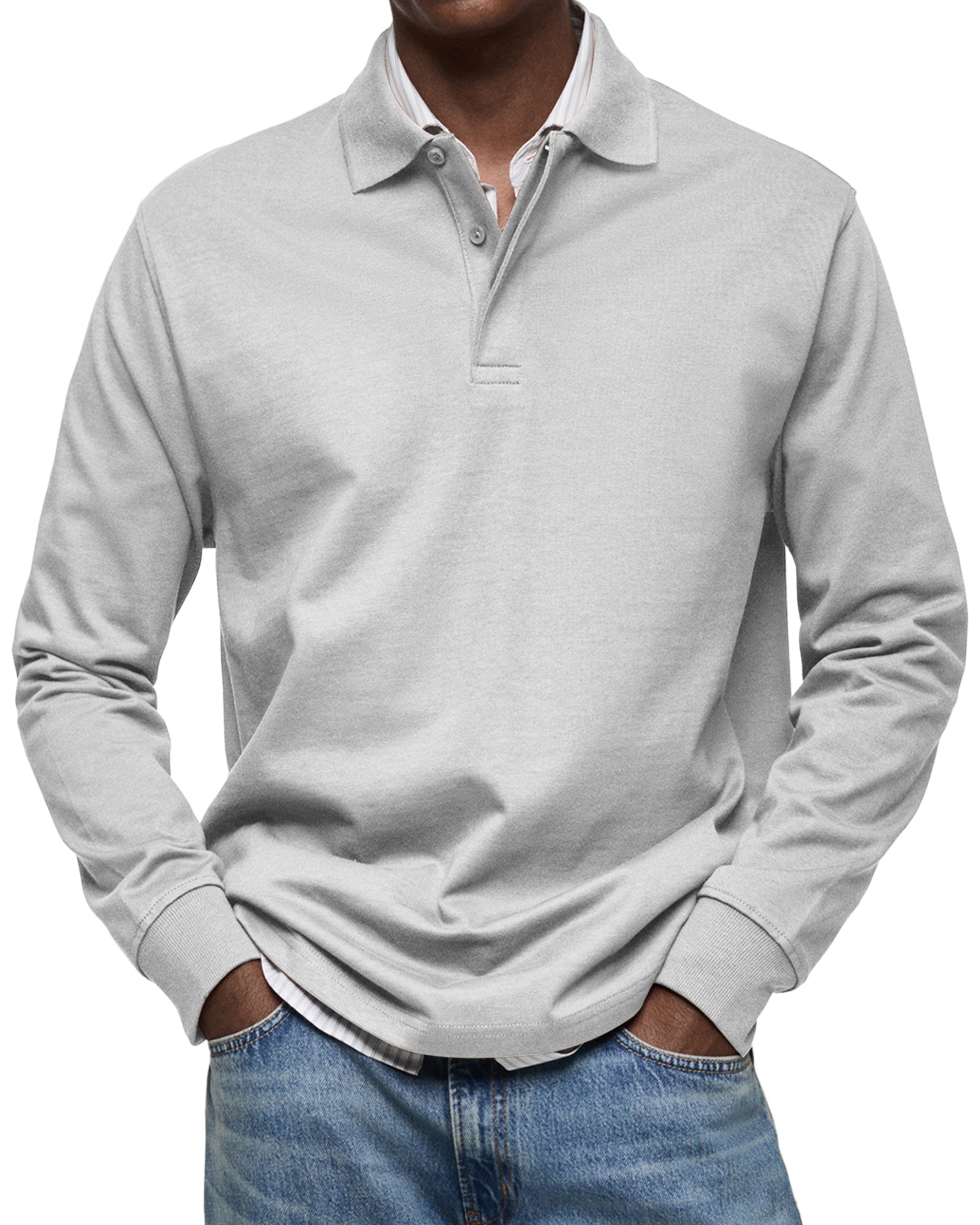 Francisco | Camisa Poloshirt Casual de Manga Larga