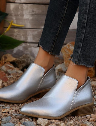 Viridiana | Botines sin Agujetas con Tacón Bajo para Mujer