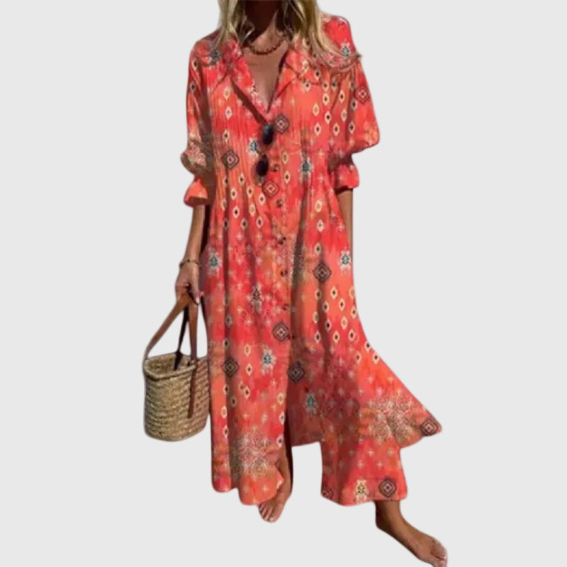 Francisca | Vestido Maxi Bohemio Elegante