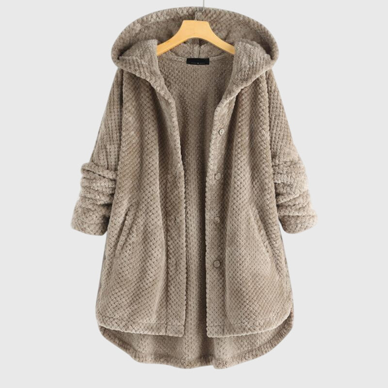 Atzimba | Chamarra Polar con Capucha para Mujer