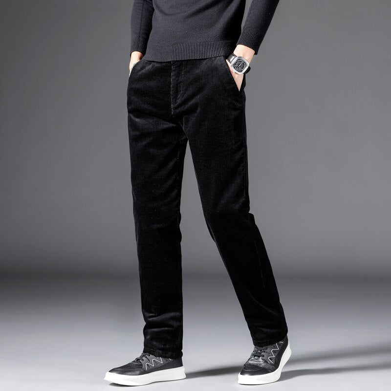 Diego | Pantalones de pana de talle medio-alto