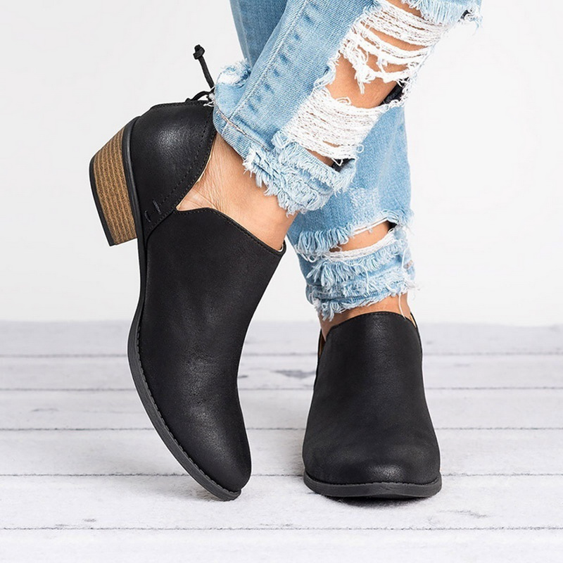 Rubí | Botines de Tacón Bajo para el Día a Día