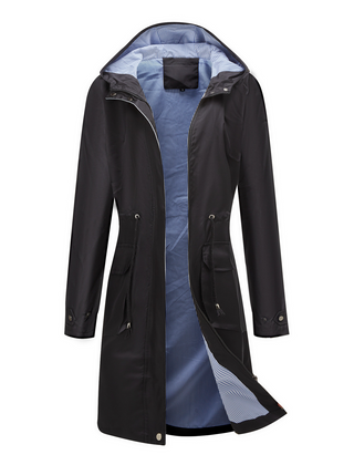 Quetzalli | Gabardina Clásica Impermeable para Mujer