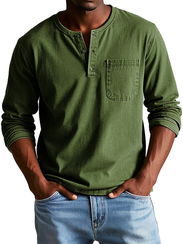 Daniel | Camisa Vintage de Manga Larga