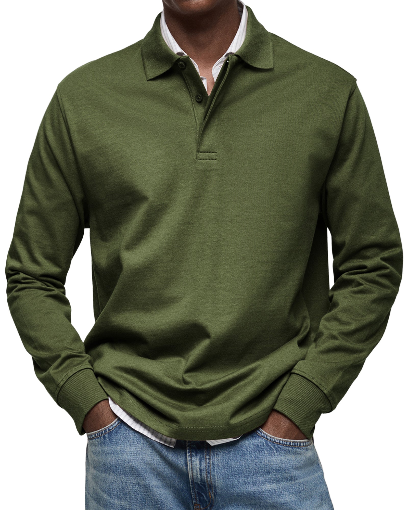 Francisco | Camisa Poloshirt Casual de Manga Larga