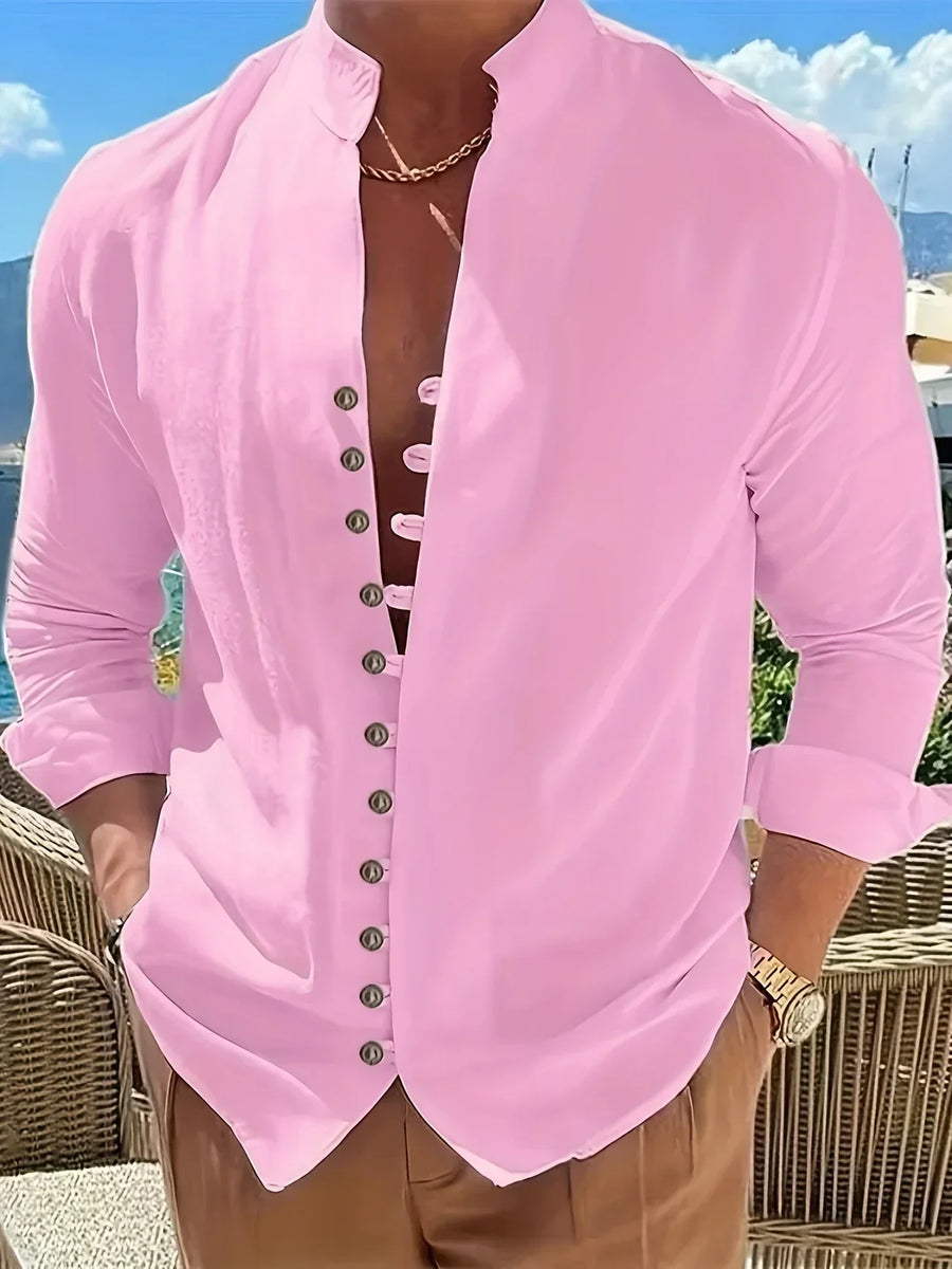 Eduardo | Camisa ligera de algodón de manga larga