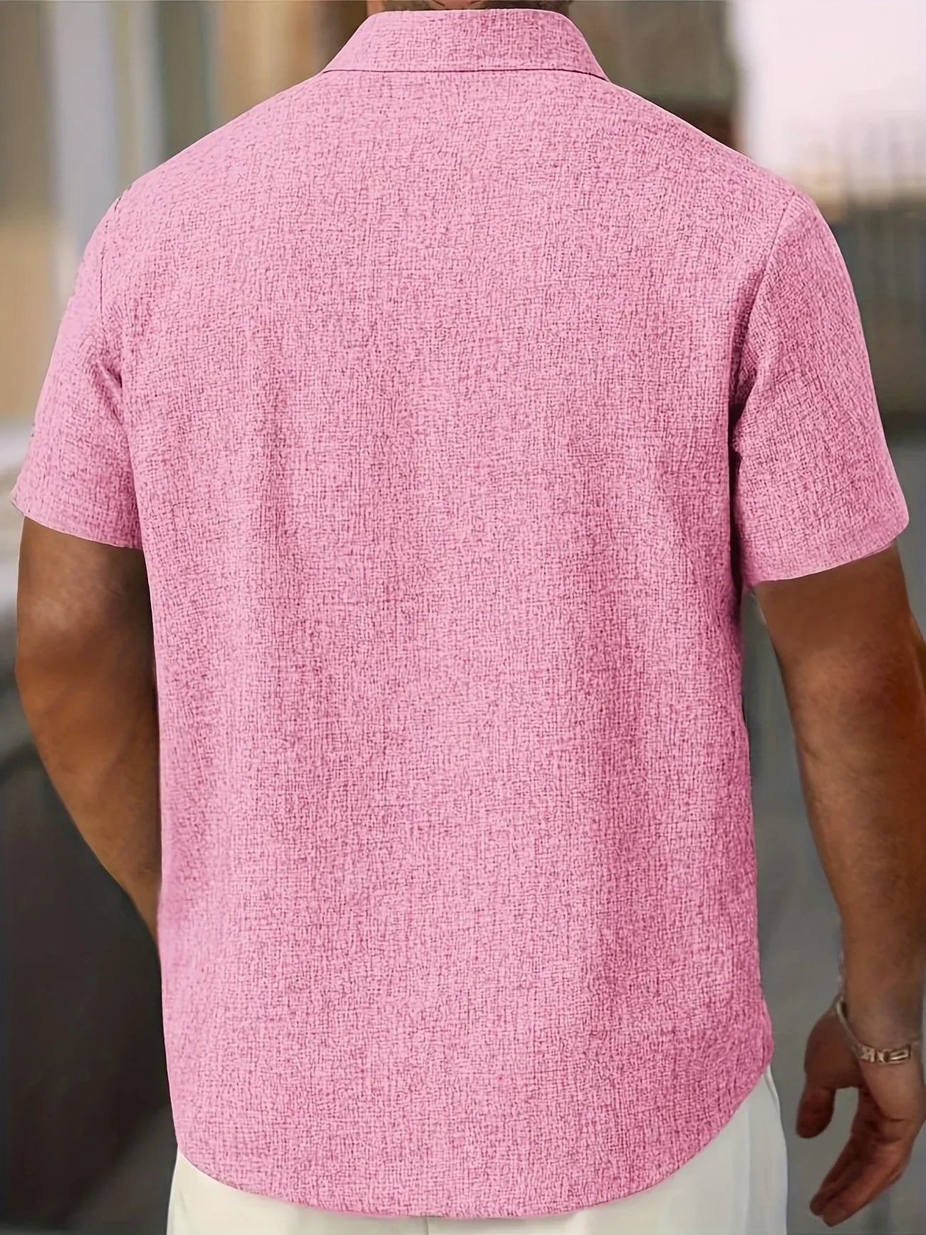 José | Camisa ligera de manga corta en mezcla de lino