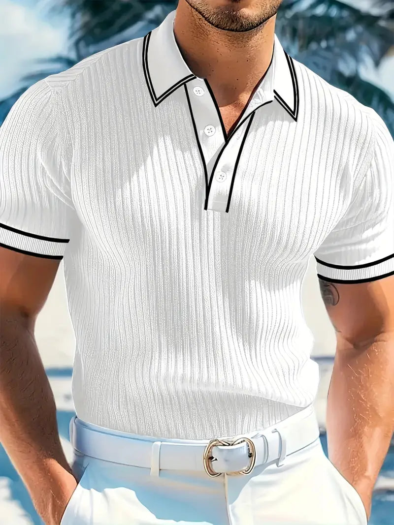 Andrés | Polo elegante de manga corta