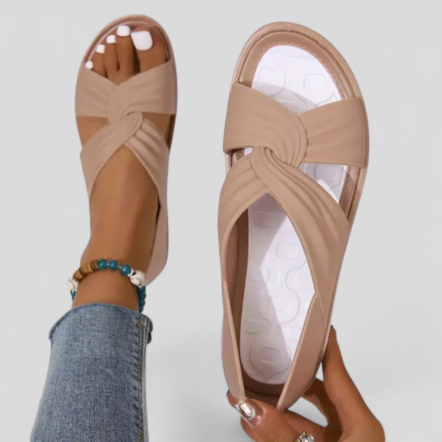 Rosa | Sandalias Ortopédicas Cómodas Para Mujer
