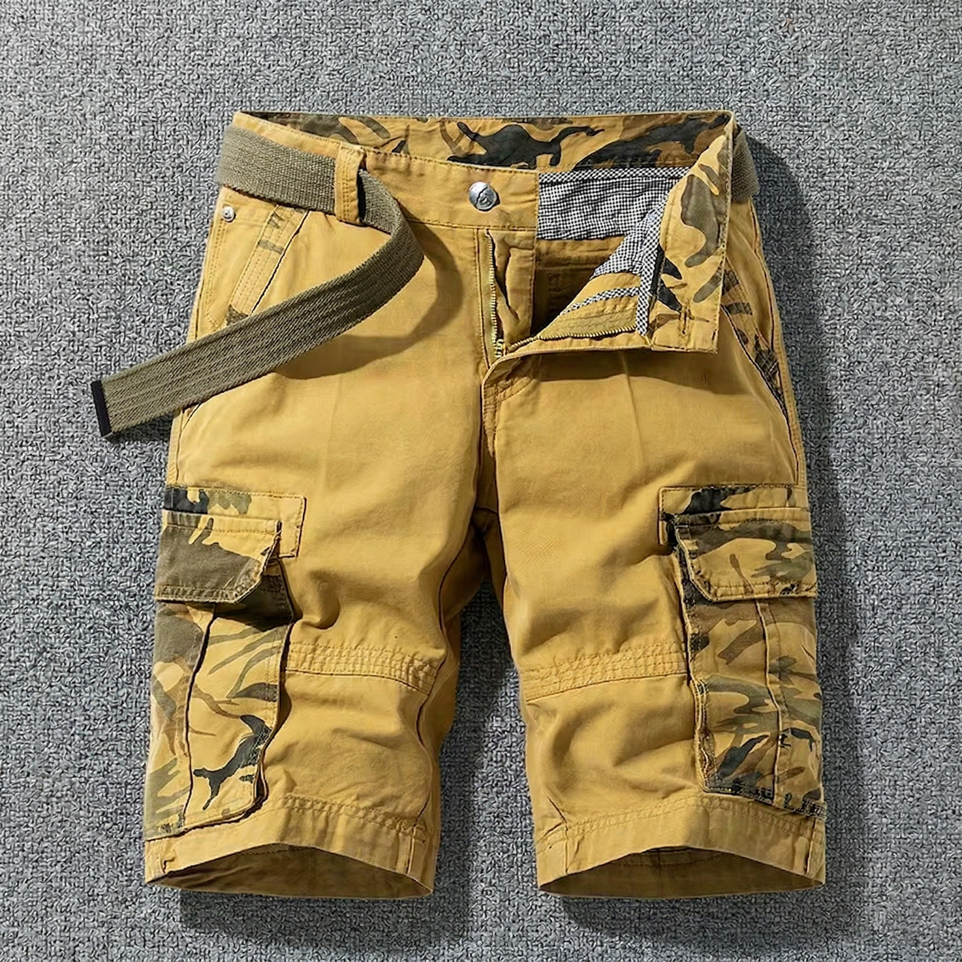 David | Pantalones cortos cargo con cinturón