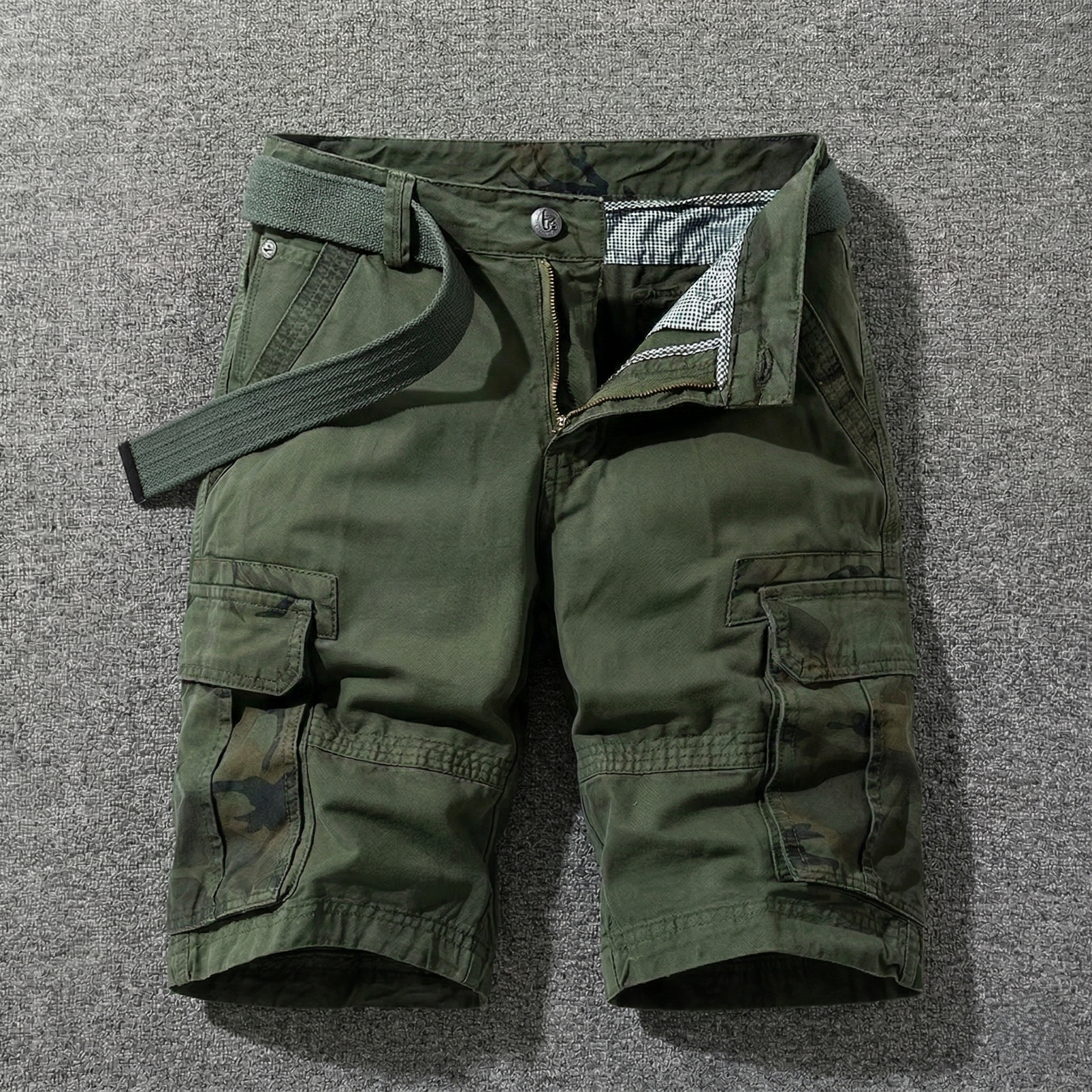 David | Pantalones cortos cargo con cinturón