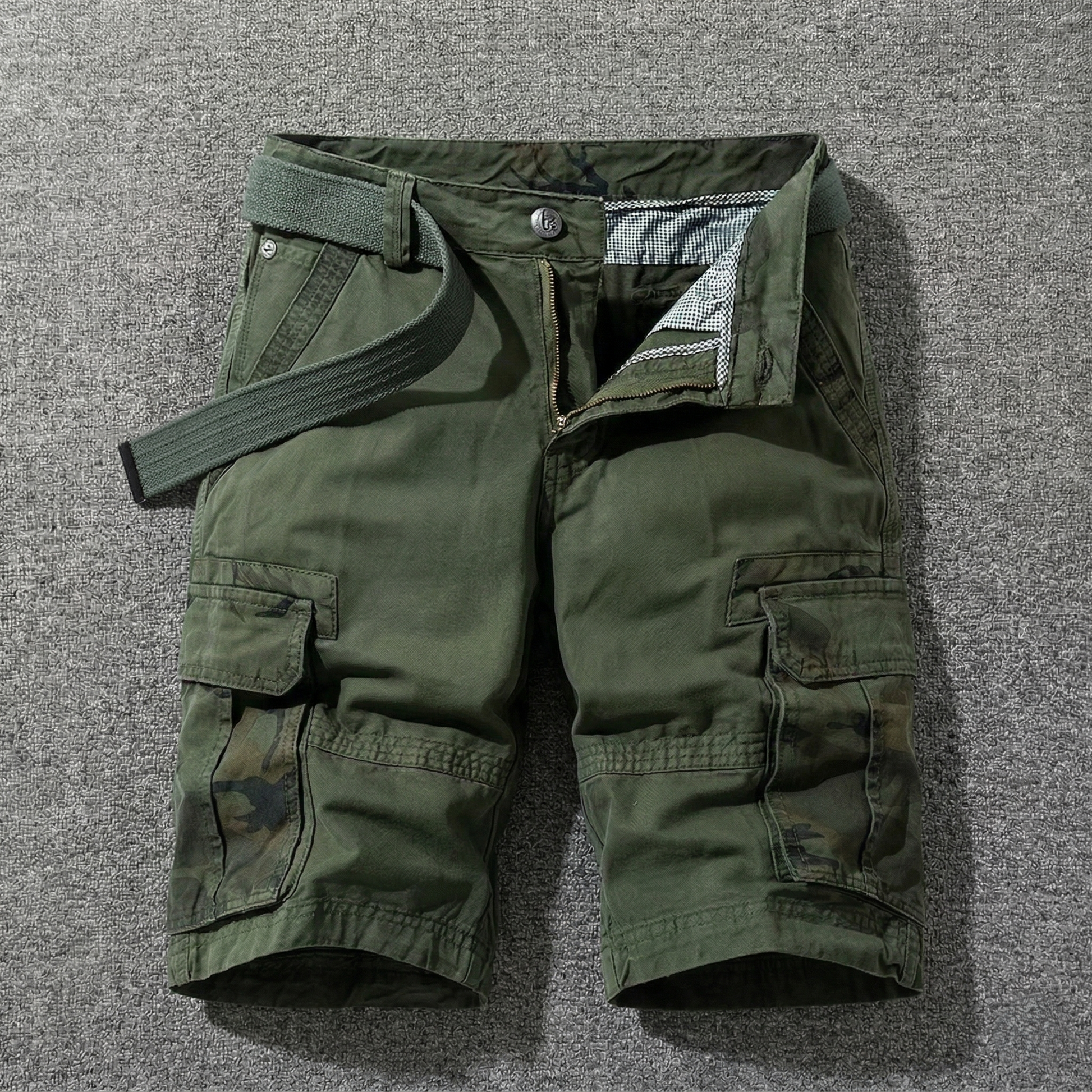 David | Pantalones cortos cargo con cinturón