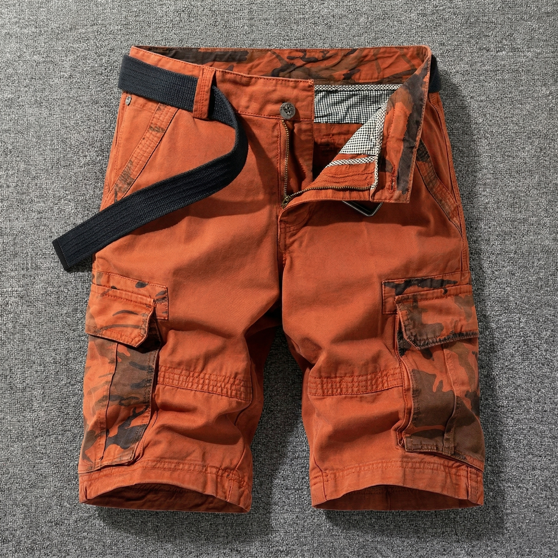 David | Pantalones cortos cargo con cinturón