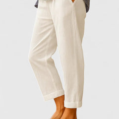 Dafne | Pantalón Recto Transpirable con Bolsillos