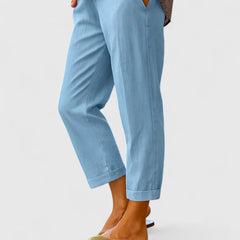 Dafne | Pantalón Recto Transpirable con Bolsillos