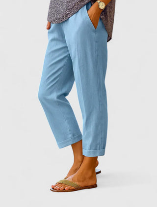 Dafne | Pantalón Recto Transpirable con Bolsillos
