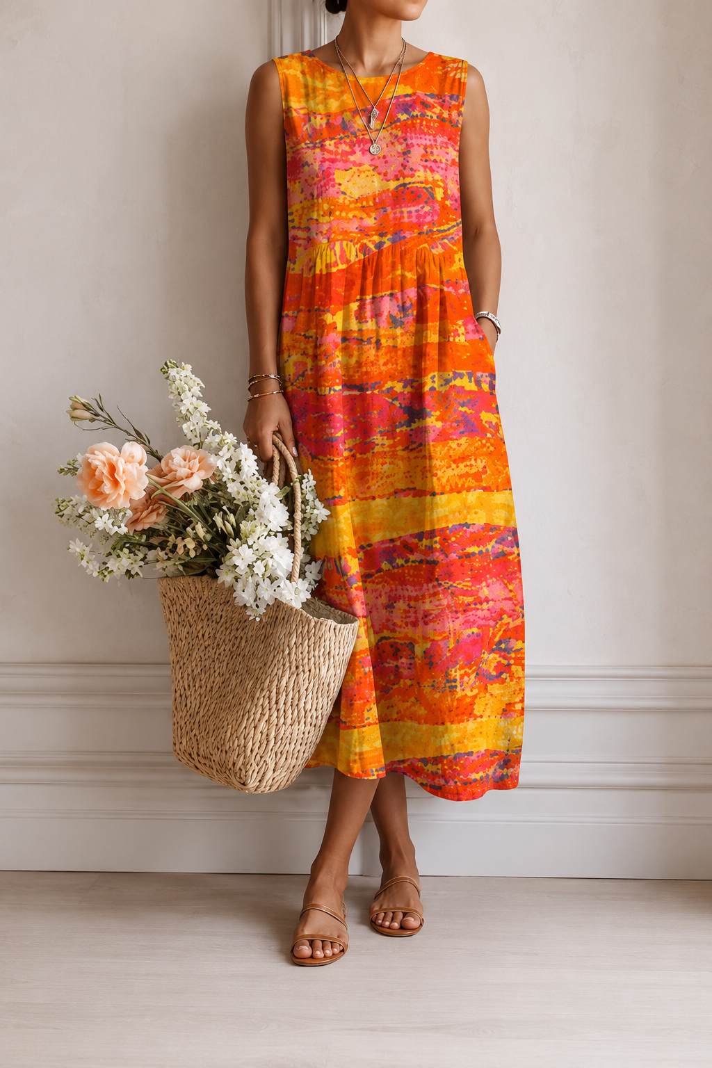 Lourdes | Vestido Midi De Día