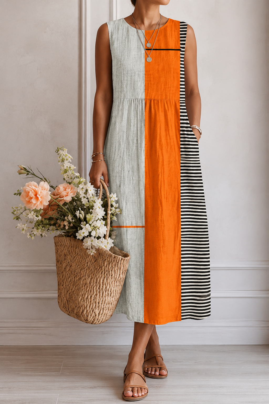 Marcela | Vestido Midi De Día