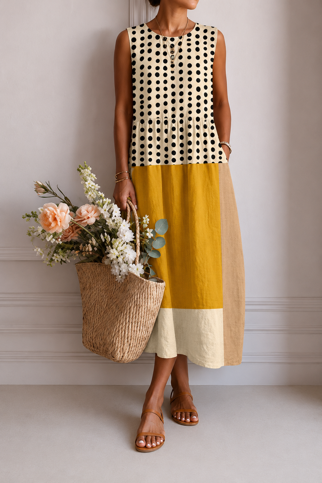Ximena | Vestido Midi De Día
