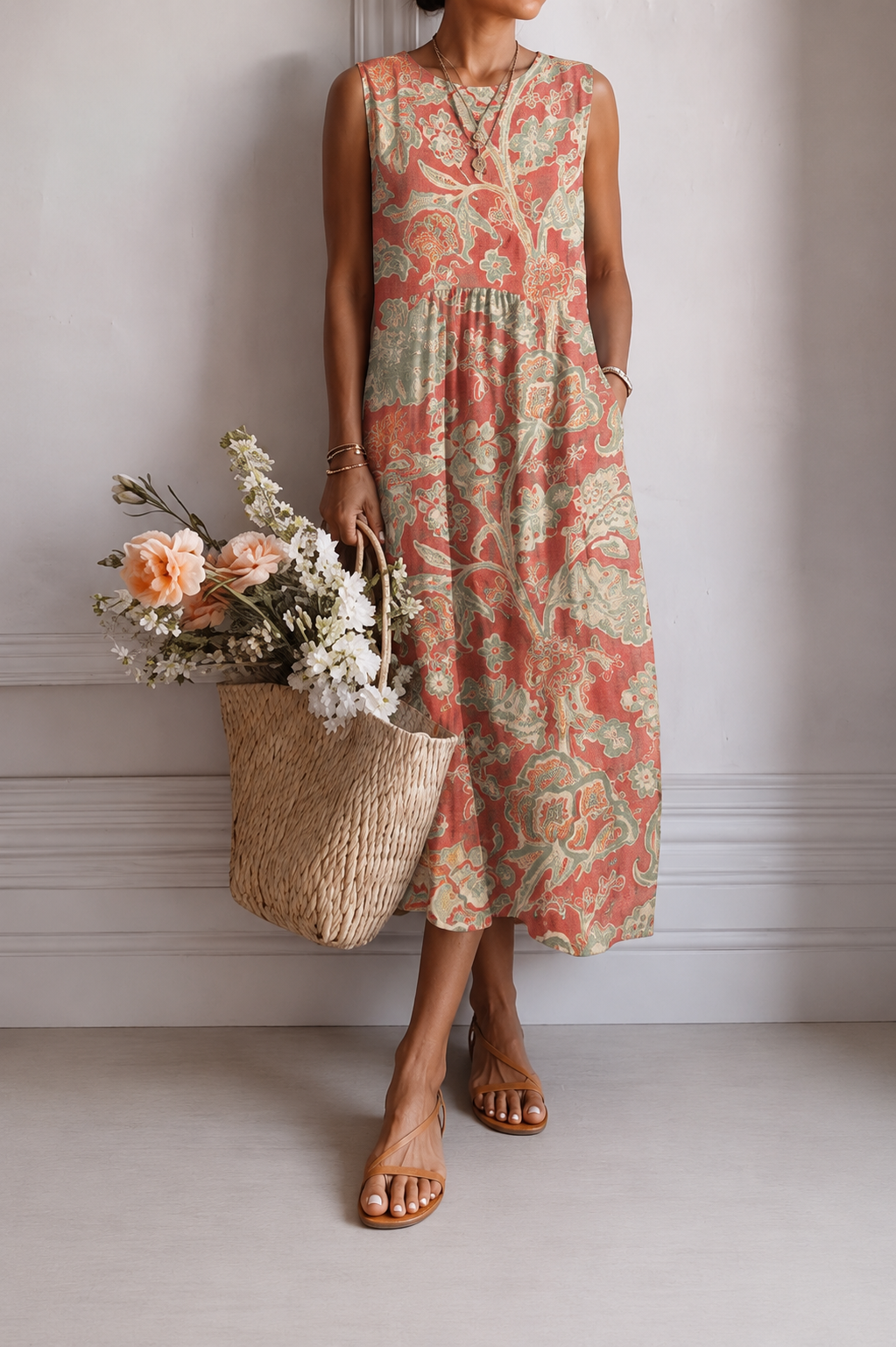 Andrea | Vestido Midi De Día