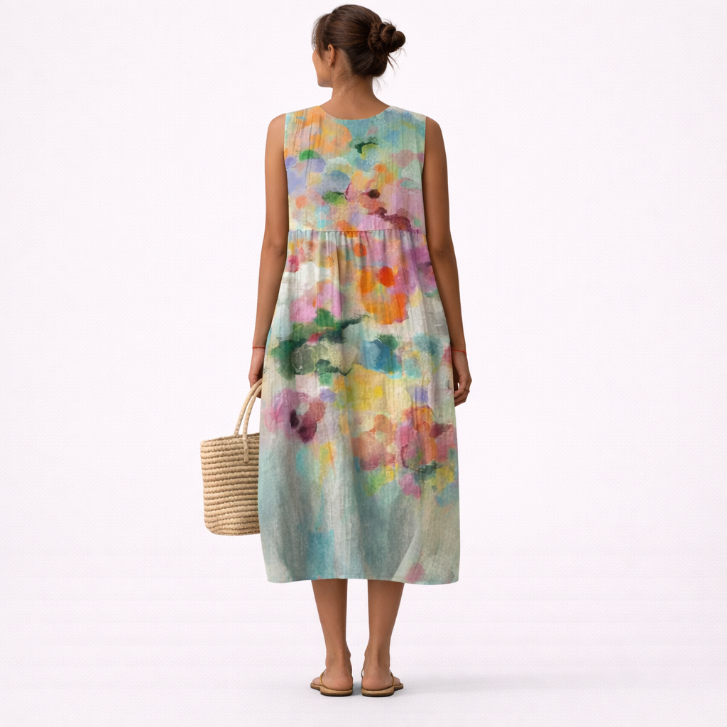 Victoria | Vestido Midi Multicolor