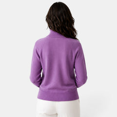 Yaretzi | Suéter Elegante de Cuello Alto de Lana