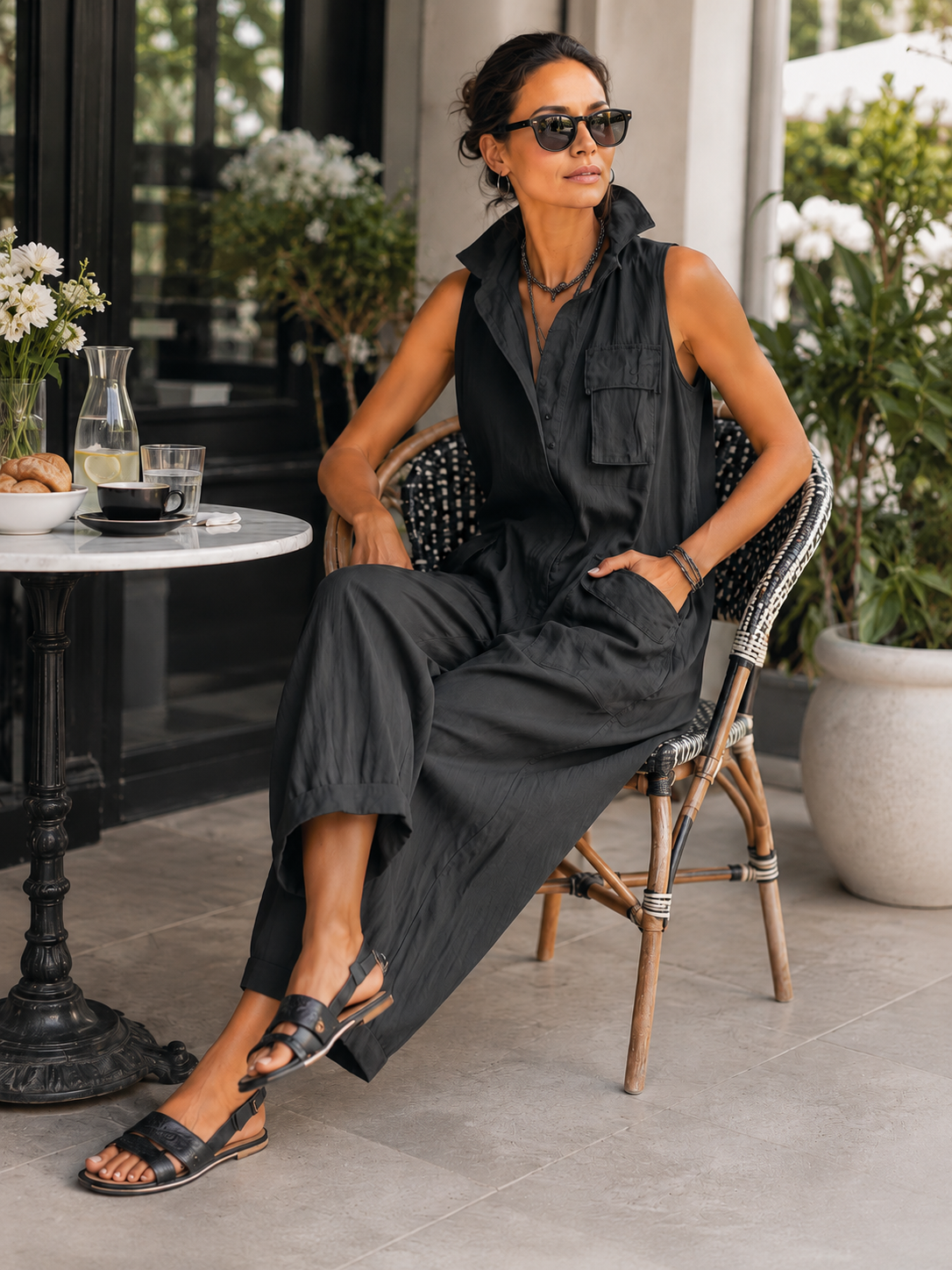 Esmeralda | Mono Elegante De Verano
