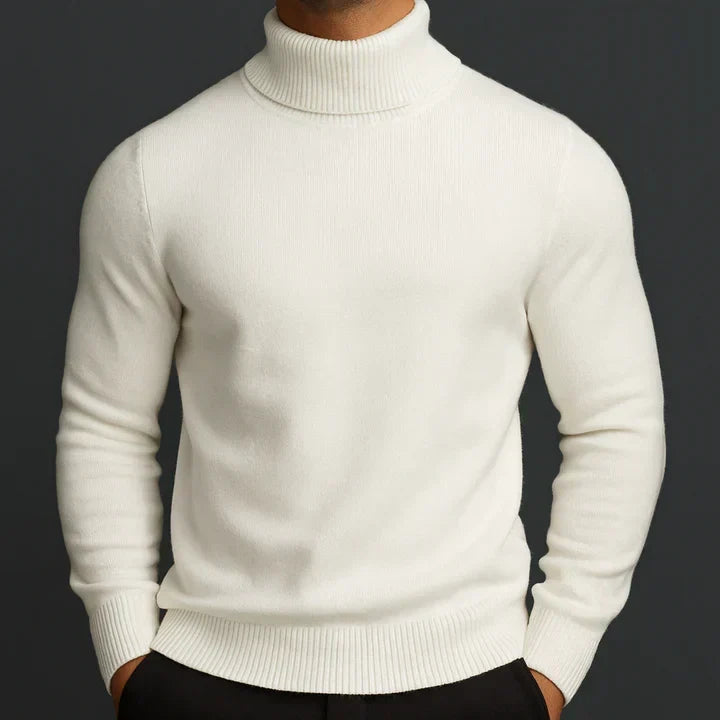 Marcelino | Suéter de Cuello Alto de Lana Merino