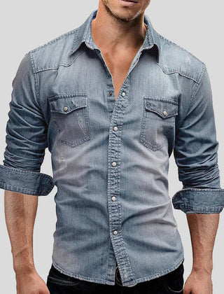 Ventura | Sobrecamisa de Mezclilla Slim con Botones al Frente